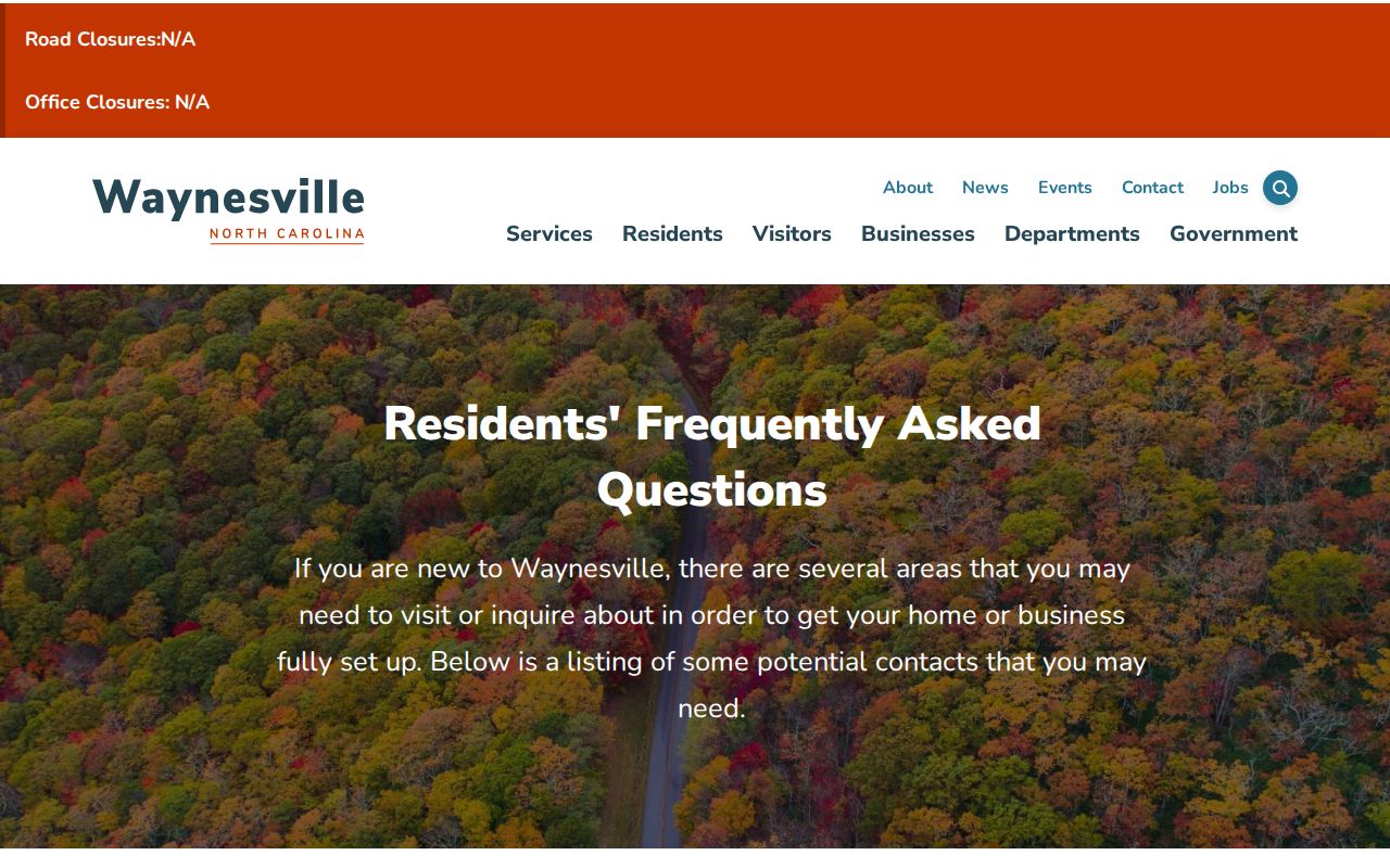 Waynesville residents page with police app information
